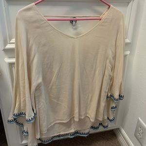 Flowy Cape Blouse